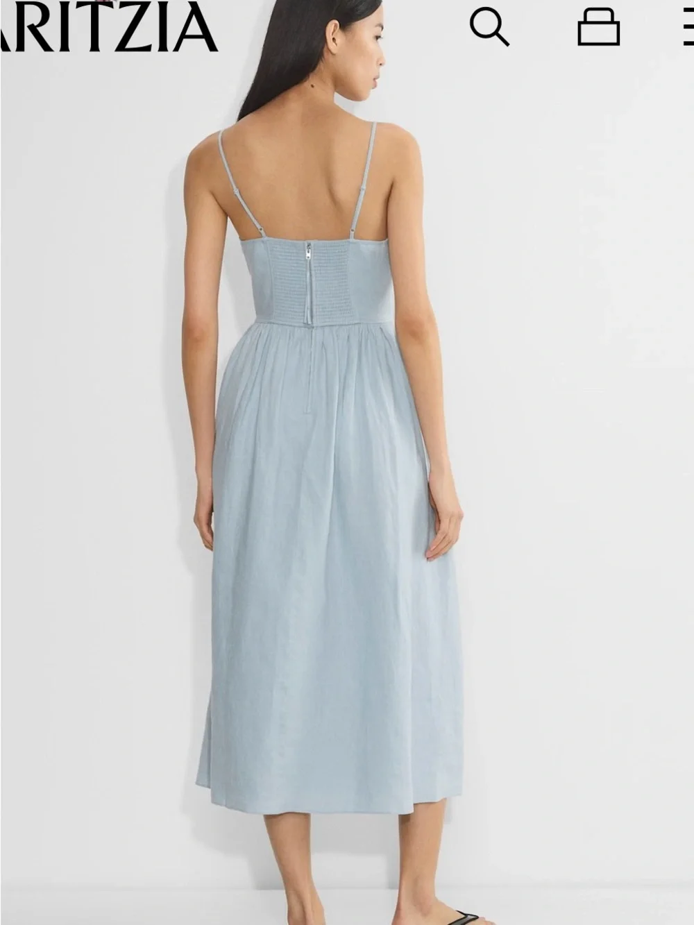 Aritzia influence linen maxi dress - Picture 3 of 4